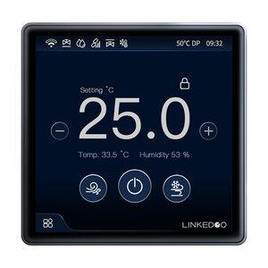 Diseño moderno Tuya Smart WiFi Termostato Nuevo lanzamiento Sistemas HVAC con control remoto Calefacción Termostato de alta calidad - Product Image 1