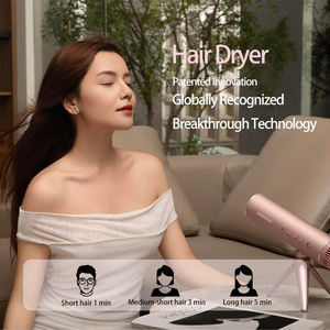 Sèche-cheveux professionnel mains libres 1200W compact et pliable à moteur AC ionique pour hôtels et usage en gros - Product Image 6