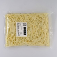 Tiras de Bambú Cocido Enlatadas, Sabor Salado, 12 Meses de Duración, Lata de 12 kg