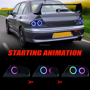 Fanale Posteriore <span class=keywords><strong>LED</strong></span> Modificato per Mitsubishi <span class=keywords><strong>Lancer</strong></span> 2001-2007 EX EVO, Nuovo Accessorio Auto Completo - Product Image 1