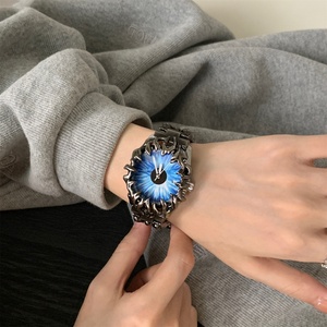 Y2K Design Sport Digital Alloy Glass Men's <b>Watch</b> with Unique Claw Shape Vintage Retro Style Waterproof - Product Image 2