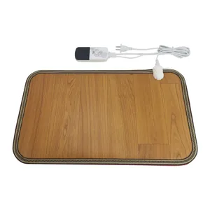 Tappetino <span class=keywords><strong>riscaldante</strong></span> in pelle da 50x30cm scaldamani riscaldanti elettrici piedini gamba moquette per ufficio domestico con regolatore di temperatura - Product Image 1
