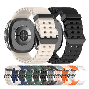 Correas Deportivas Marinas para Samsung <span class=keywords><strong>Galaxy</strong></span> <span class=keywords><strong>Watch</strong></span> 9, <span class=keywords><strong>Correa</strong></span> para Hombre y Mujer, Resistente al Agua, Transpirable, Estilo Océano, para <span class=keywords><strong>Galaxy</strong></span> <span class=keywords><strong>Watch</strong></span> 8 - Product Image 4