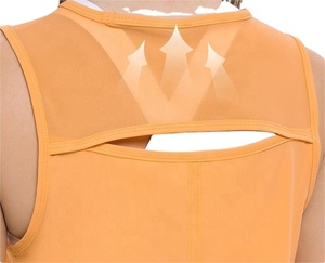 เสื้อกีฬาแห้งเร็ว ระบายอากาศดี ทรงหลวม สไตล์ลำลอง เสื้อครอปท็อป ชุดโยคะ เสื้อกล้ามแขนกุด - Product Image 5