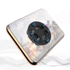 Universial الهاتف المحمول مسند تبريد للاب توب مدمج به مكبر صوت مروحة المبرد مقبض لوحة ألعاب هاتف ذكي حامل - Product Image 5