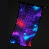 Écran LED pliable en maille pour drone, affichage volant suspendu pour performance visuelle en extérieur
