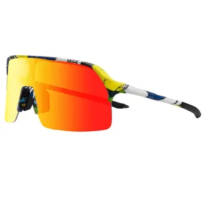 DC polarize bisiklet gözlük 4 lens temizle bisiklet gözlük Anti UV gözlük koruma spor güneş gözlüğü erkek kadın