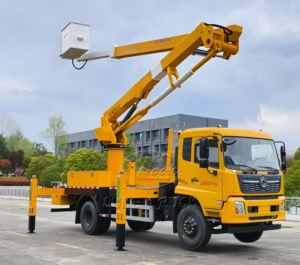 Camion nacelle isolée fiable de 22 m avec isolation 45 kV 360° °   Camion de réparation électrique à rotation continue - Product Image 6