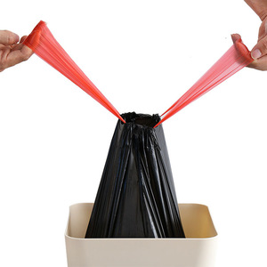 Sacs poubelles à cordon de serrage, épaissis avec poignées, 140 unités, usage domestique et professionnel, sacs poubelles multi-usages - Product Image 3