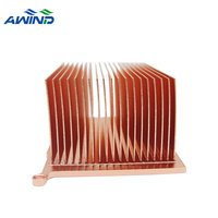 Dissipateur thermique personnalisé, 1 pièce, figurine skin en cuivre, Fin, Ram, radiateur