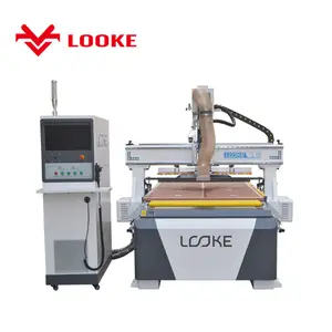 Wood cnc 4 axis 1325 1530 atc cnc wood router machine woodworking milling machinery for plywood aluminium foam stone eps