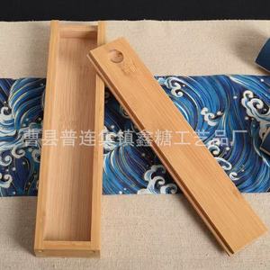 Caja de Almacenamiento Rectangular de Madera para Pruebas de Embarazo, Grabada, con Tapa Extraíble, para Recuerdos y Colección - Product Image 2
