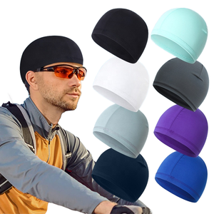 Casquette de sport unisexe pour le cyclisme hivernal, séchage rapide, doublée, en polyester et viscose, multi-panneaux, broderie par transfert thermique, logo personnalisé, OEM - Product Image 1