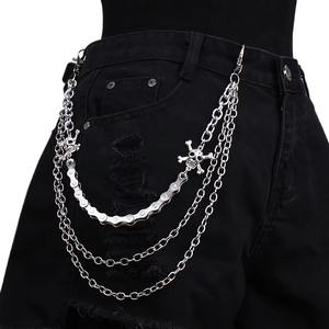 2025ใหม่ DS บุรุษเครื่องประดับกระโดดกางเกงยีนส์สายโซ่ที่กำหนดเองหัวสาย<span class=keywords><strong>คล้อง</strong></span>กระเป๋าเงินนักขี่จักรยาน - Product Image 5