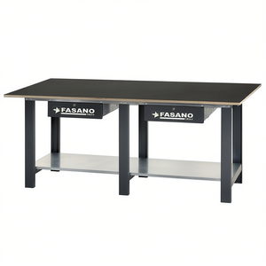 Fasano Tools Workbench 72 In X 30 In Steel Frame With Shelf And <b>Drawers</b> For <b>Workshop</b> Use - Product Image 2