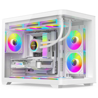 AntarcChill - Caja de Ordenador para Juegos con Vista al Mar de Alta Calidad, ATX M-ATX, Gabinete para PC Gamer, Nuevo Diseño