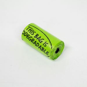 Sacs à déjections pour animaux de compagnie biodégradables, parfumés, écologiques, simples, avec poignées en polyester, poche plate, résistants - Product Image 2