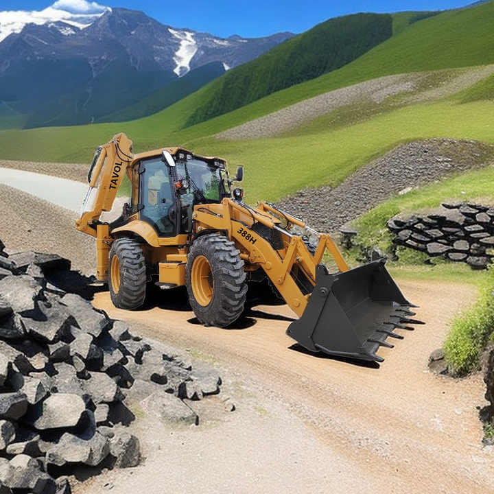 High Performance New Backhoe Loader Model 388 From Bachoe Wheel Loader ...