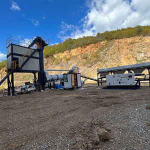 Drum terus-menerus campuran tanaman aspal 40ton ALT40 tanaman penambal aspal di Bosnia Herzegovina - Product Image 2