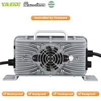 Chargeur de batterie au lithium LiFePO4 LFP 96V 10A 12A 109.5V 30S avec connecteur XT60, prise EU