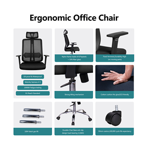 Venta caliente <span class=keywords><strong>Silla</strong></span> de oficina de malla con respaldo alto con reposacabezas <span class=keywords><strong>Silla</strong></span> Secretarial <span class=keywords><strong>Silla</strong></span> de computadora Sillas Gerenciales Cadeira Operacional - Product Image 6