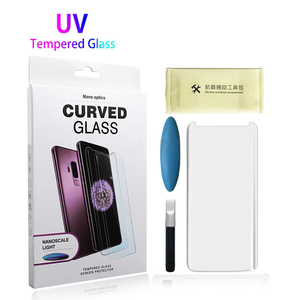 Verre trempé UV pour Samsung Galaxy S10 <span class=keywords><strong>S20</strong></span> S21 S22 S23 FE Ultra Plus Note20 Protecteur d'écran avec emballage - Product Image 1