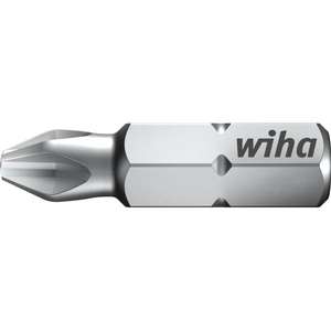 WIHA - 01659 Bit Standard 25 mm Phillips 1/4 ''(10 Uds.) -INSERTOS EAN 4010995016593 PARA PUNTAS DE ATORNILLADO - Product Image 1