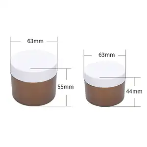 Nhà Máy Tùy Chỉnh Hai Lớp Nhựa Kem Jar Rỗng Trần truồng Jar 30G 50G Container