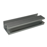 Perfil de Aluminio QINKAI STF Personalizado para Paneles Solares, Perfiles de Aluminio 6063, Instalación Rápida, Garantía de 12 Años, 60M/s