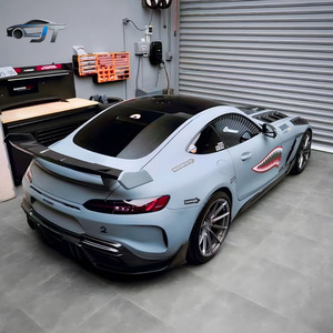 Kit carrosserie large en fibre de carbone style Black Series V2 pour Mercedes Benz Amg Gt Gtc Gts Gtr - Product Image 3