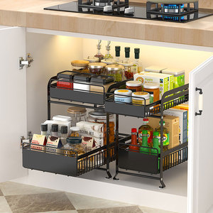 Cheap Price Integrated Carbon Steel Kitchen Sauce Rack Seasoning Box Pepper Salt Spice Rack With Water Tray