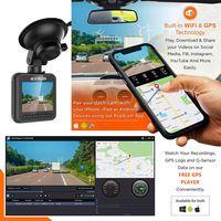 Caméra DVR de voiture avec détecteur de radar, enregistreur Full HD 3840 * 2160P, tachymètre, dispositif d'avertissement de circulation, radar pour voiture