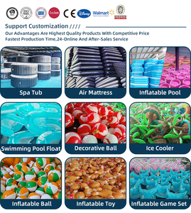 Trẻ em PVC đồ chơi bóng Inflatable bóng bay nhựa bóng đá bóng rổ bóng đá bóng chày cho vui vẻ trò chơi bãi biển biểu tượng cá nhân - Product Image 6