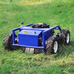 Tondeuse à gazon sur roues - Idéale pour l'agriculture, robot à quatre roues motrices, type LM500W, tondeuse à gazon télécommandée sur chenilles - Product Image 2
