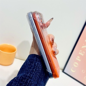 เคสโทรศัพท์มือถือใสสีรุ้งวิบวับ ประดับกลิตเตอร์ สำหรับ iPhone 17 Air 16 15 Pro Max  ฝาหลังลายตาราง TPU - Product Image 4