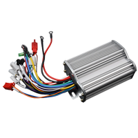 Contrôleur en aluminium sans balais intelligent 48V/500W pour voitures électriques et vélos électriques, vitesse réglable, freinage régénératif, écran LCD