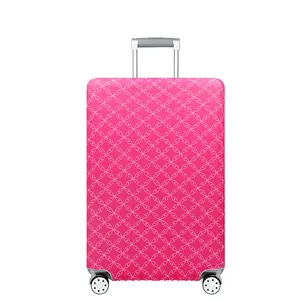 Hot Sale Custom Fashion Cartoon Pattern Dustproof Waterproof Thicken Elasticity Luggage Cover Protector With Printed