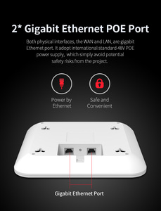 Gigabit 1300Mbps indoor outdoor wifi router a lungo raggio wifi signal <span class=keywords><strong>extender</strong></span> poe wireless access point soffitto AP - Product Image 4