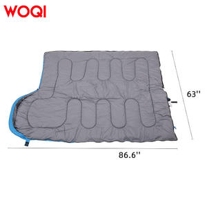 Sac de couchage enveloppant Woqi bleu ciel 1,3 kg léger respirant en polyester pour adultes camping randonnée backpacking - Product Image 2