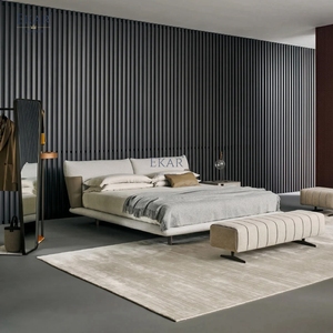 Letto Imbottito Wingear |   Letto Moderno di Lusso con Testiera Alata |   Mobili EKAR - Product Image 3