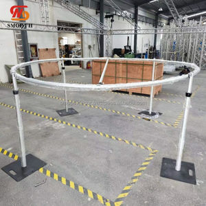 Kit de barres transversales de scène rondes de 3 m en fer lisse avec design miroir pour systèmes de tuyaux et de draperies, décoration d'événements, de fêtes et de mariages - Product Image 6