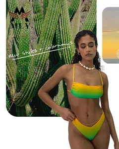 Custom indian open hot sexy girl bikini Y2K swimwear