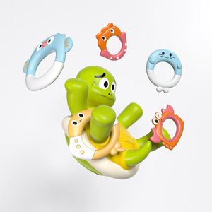 2025 pulvérisation d'eau colère tortue bain jouet Rechargeable électrique filature tortue enfants arroseur jouet - Product Image 5