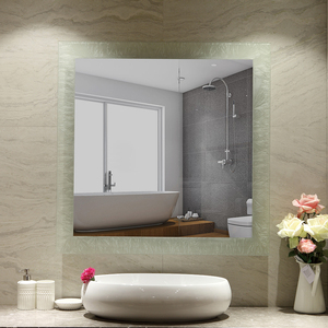 Fleur <span class=keywords><strong>De</strong></span> glace Style Hôtel Éclairé Miroirs Muraux <span class=keywords><strong>Lumineux</strong></span> sans cadre Étanche IP44 Cote <span class=keywords><strong>Salle</strong></span> <span class=keywords><strong>De</strong></span> Bain LED <span class=keywords><strong>Miroir</strong></span> - Product Image 2