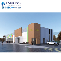 Entrepôts, ateliers, bâtiments industriels, centres commerciaux, gymnases, supermarchés : structures en acier préfabriquées légères de qualité supérieure et modernes