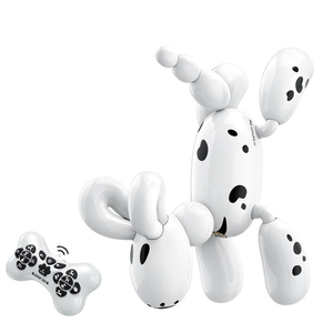 LK白色红色气球遥控儿童狗玩具机器人遛狗可编程跳舞互动智能狗玩具 - Product Image 1
