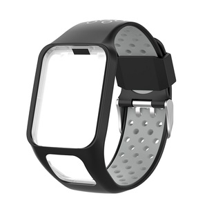 Pulsera de dos colores para <span class=keywords><strong>TomTom</strong></span> Runner 2 3 Spark 3 Cardio Adventurer Sport correa de <span class=keywords><strong>reloj</strong></span> de silicona - Product Image 4