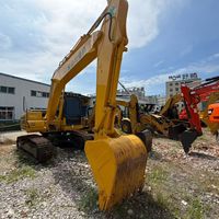 En stock, excavatrice Komatsu PC160 d'occasion, prête à l'emploi, accessoires personnalisables, équipement d'origine, prix compétitif