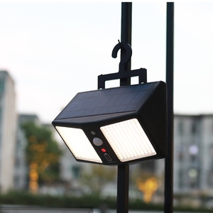 Lampu Surya 2000LM 360LED yang Ditingkatkan, 6 Model Sensor Gerak IP65 Tahan Air, Lampu Dinding untuk Halaman Luar Ruangan + Kabel USB + Pengait - Product Image 6