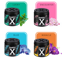 Diffuseur de parfum solide pour voiture Sameili X Air Freshener, aromathérapie longue durée, parfum intense, gel parfumé pour voiture